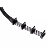 Be Quiet 7-Pin SATA III - 4x 7-Pin SATA III Cable 0.72m Μαύρο (BC026) BC026