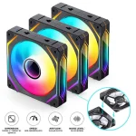 Jonsbo ZL-120B Case Fan με ARGB Φωτισμό και Σύνδεση 4-Pin PWM 3τμχ - Image 3
