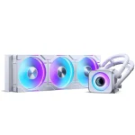 Phanteks Glacier One 360D30 X2 Υδρόψυξη Επεξεργαστή Τριπλού Ανεμιστήρα 120mm για Socket 1700/1200/115x με RGB Φωτισμό Λευκή