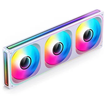 Jonsbo ZB-360WR Case Fan 123mm με ARGB Φωτισμό και Σύνδεση 4-Pin PWM Λευκό