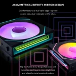 Lian Li UNI FAN SL Infinity Wireless Case Fan 120mm με ARGB Φωτισμό 3τμχ - Image 2