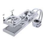 Phanteks Glacier One 420D30 X2 Υδρόψυξη Επεξεργαστή Τριπλού Ανεμιστήρα 120mm για Socket AM4/AM5/1700/1200 με Λευκό Φωτισμό Λευκή - Image 3