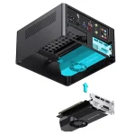Jonsbo NV10 Mini Tower Κουτί Υπολογιστή Μαύρο - Image 4