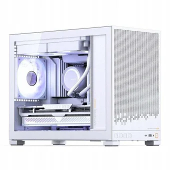 Jonsbo D32 STD Mini Tower Κουτί Υπολογιστή με Πλαϊνό Παράθυρο Λευκό