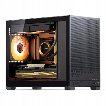 Jonsbo D32 STD Mini Tower Κουτί Υπολογιστή με Πλαϊνό Παράθυρο Μαύρο
