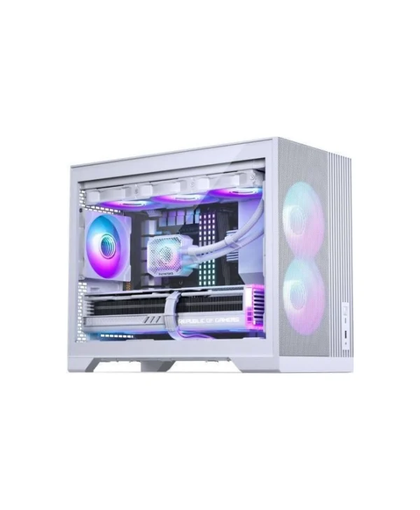 Phanteks XT M3 Gaming Mini Tower Κουτί Υπολογιστή με Πλαϊνό Παράθυρο Λευκό