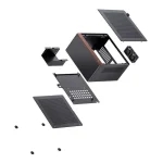 Jonsbo N10 Mini Tower Κουτί Υπολογιστή Μαύρο - Image 5