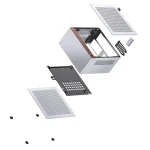 Jonsbo NV10 Mini Tower Κουτί Υπολογιστή Ασημί - Image 10