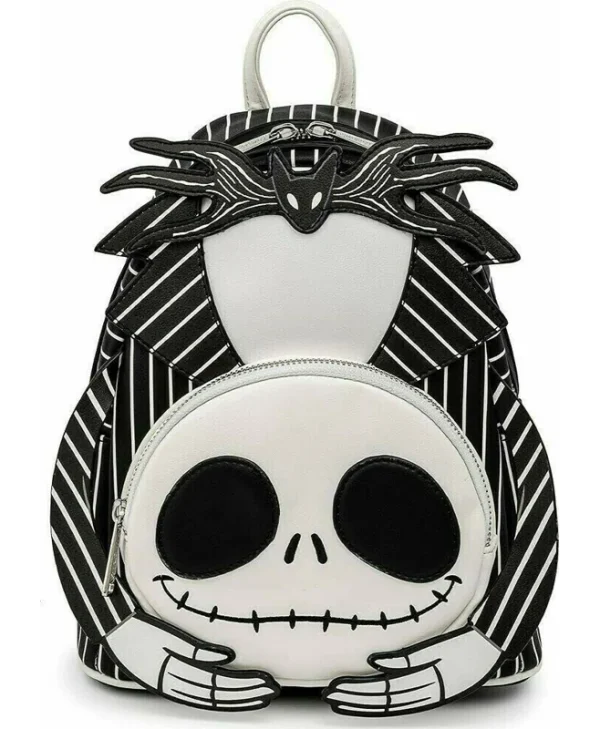 Loungefly Nightmare Before Christmas Headless Jack Skellington Mini Παιδική Τσάντα Πλάτης Μαύρη 26x20x27εκ. Disney Nbc Headless Jack Skellington Mini