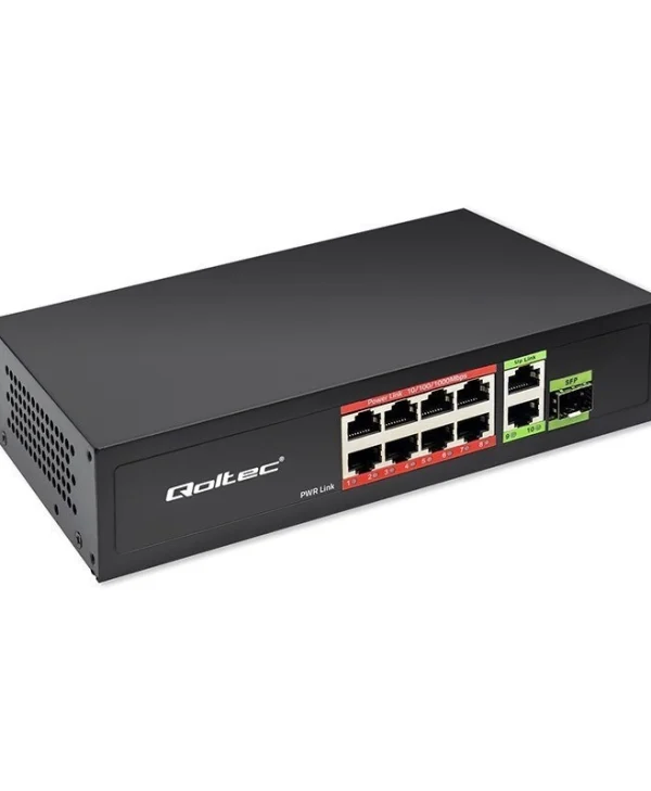 Qoltec L2 PoE Switch