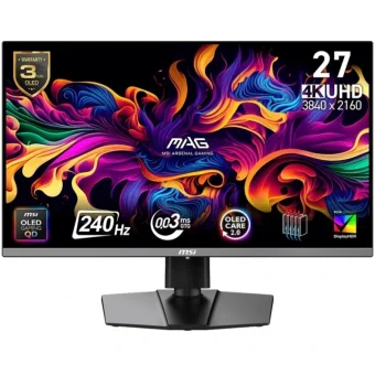 MSI MAG 272UP QD-OLED X24 QD-OLED Monitor 26.5" 4K 3840x2160 MAG 272UP QD-OLED X24