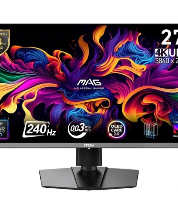 MSI MAG 272UP QD-OLED X24 QD-OLED Monitor 26.5" 4K 3840x2160 MAG 272UP QD-OLED X24