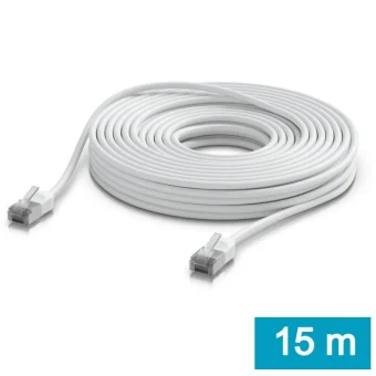 Ubiquiti U/UTP Cat.6a Καλώδιο Δικτύου Ethernet εξωτερικού χώρου 15m Λευκό 1τμχ