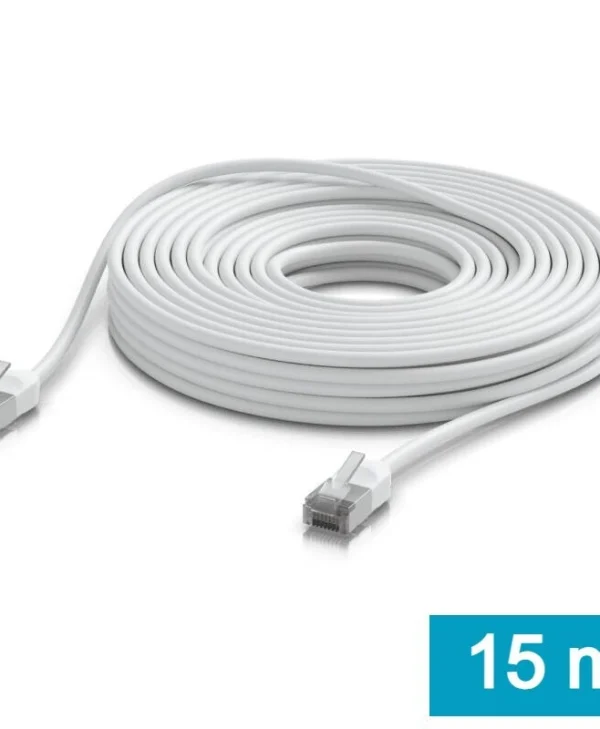 Ubiquiti U/UTP Cat.6a Καλώδιο Δικτύου Ethernet εξωτερικού χώρου 15m Λευκό 1τμχ