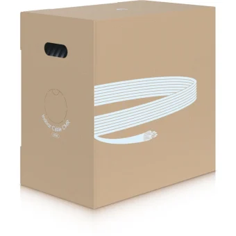 Ubiquiti U/UTP Cat.6a Καλώδιο Δικτύου Ethernet χωρίς ακροδέκτες 305m Λευκό 1τμχ