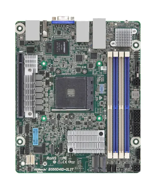 ASRock B550D4ID-2L2T Motherboard Mini ITX με AMD AM4 Socket B550D4ID2L2T B550D4ID-2L2T