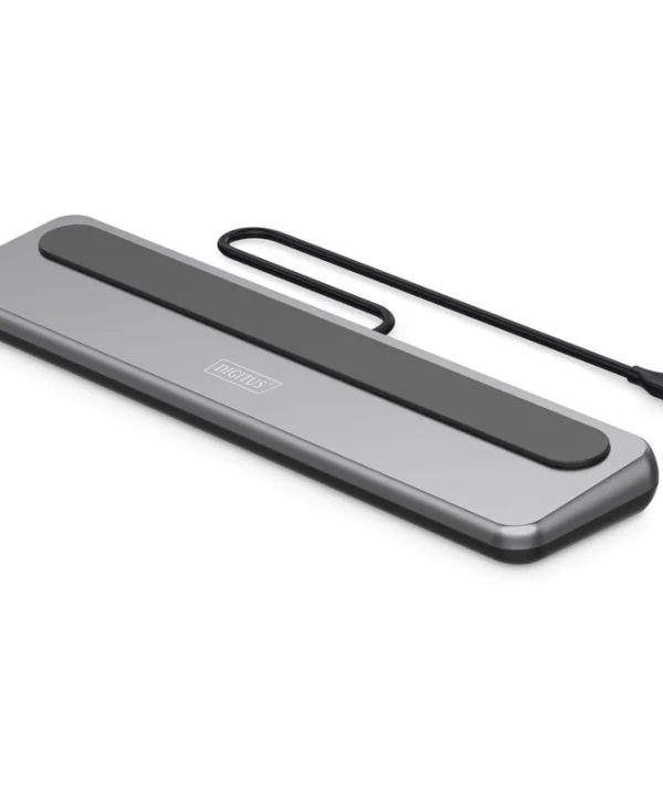 Digitus USB-C Docking Station με DisplayPort 4K PD Ethernet Γκρι (DA-70919) DA-70919