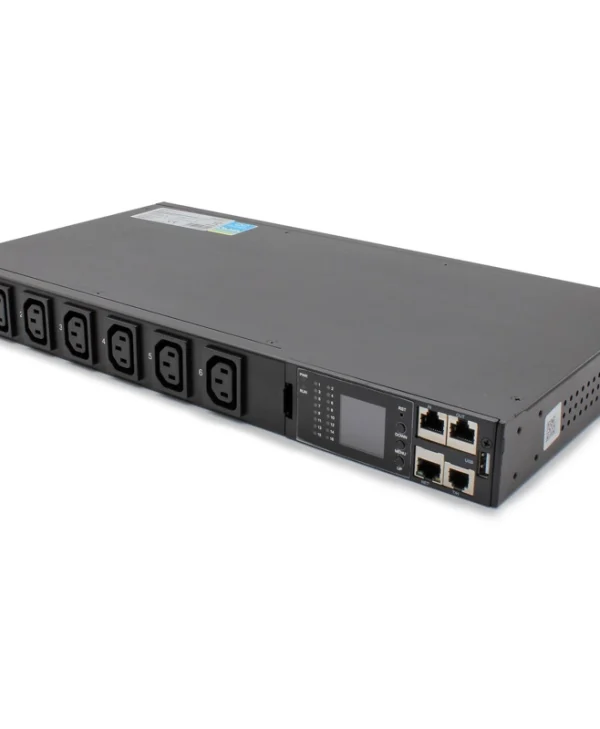 Smart Pdu 1u Power Strip Iec320 C20 Power Socket 16a/250v 12x C13 Sockets 16a