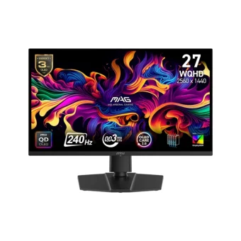 MSI MAG 271QP QD-OLED X24 HDR Gaming Monitor 27" WQHD 2560x1440 240Hz με Χρόνο Απόκρισης 0.03ms GTG MAG 271QP QD-OLED