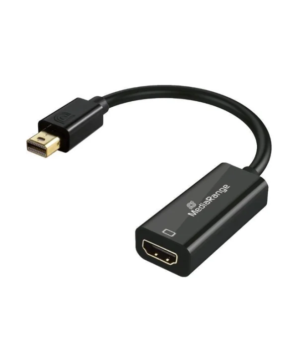 MediaRange Μετατροπέας mini DisplayPort male σε HDMI / mini DisplayPort female 1τμχ MRCS236 MRCS236