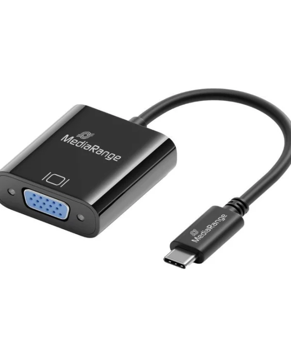 MediaRange Μετατροπέας USB-C / VGA male σε VGA / USB-C female 1τμχ MRCS229 MRCS229
