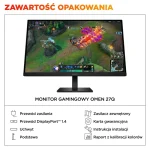 HP OMEN 27q G2 IPS HDR Gaming Monitor 27" QHD 2560x1440 180Hz με Χρόνο Απόκρισης 1ms GTG - Image 6