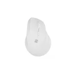 Natec Crake 2 Ασύρματο Εργονομικό Bluetooth Vertical Ποντίκι Λευκό