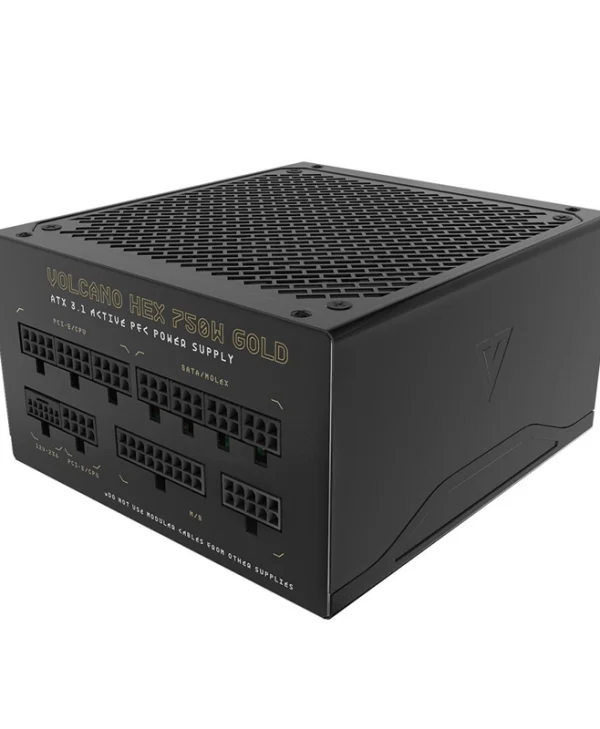 Modecom Volcano Hex 750W Μαύρο Τροφοδοτικό Υπολογιστή Full Modular Cybenetics Gold