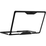 Uag Plyo Laptop Case Compatible Macbook Air 13 Inch 2022 2023 2024 Transparent Black - Image 5