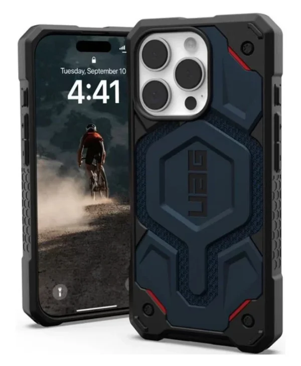 UAG Monarch Pro Back Cover Aramid Fiber Μπλε (iPhone 16 Pro)