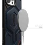 UAG Monarch Pro Back Cover Aramid Fiber Μπλε (iPhone 16 Pro) - Image 7