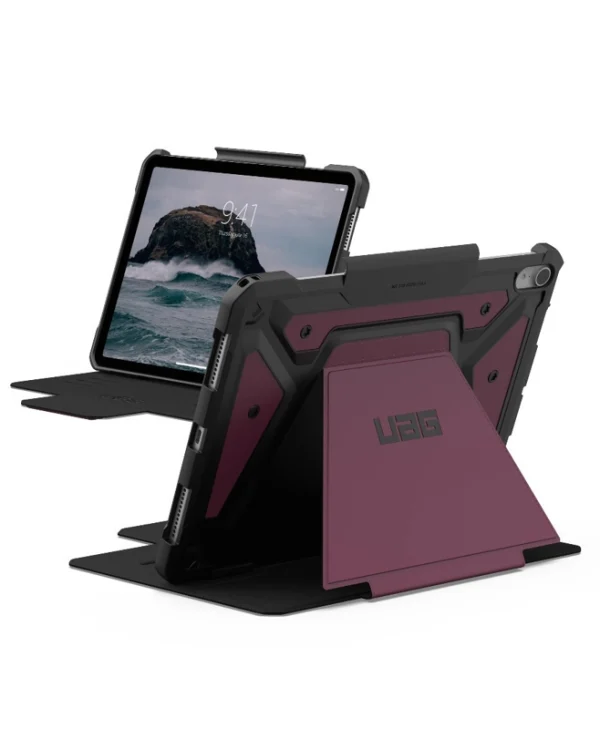 UAG Folio Metropolis Se Flip Cover Ανθεκτική Μπορντό (iPad Air 2013 9,7" / iPad Air 11" 2024/2025/2026)