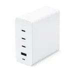 Mophie Φορτιστής Χωρίς Καλώδιο GaN με Θύρα USB-A και 3 Θύρες USB-C 120W Power Delivery Λευκός (409909309)