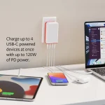 Twelve South Φορτιστής Χωρίς Καλώδιο GaN με 4 Θύρες USB-C 120W Power Delivery Λευκός (PlugBug) - Image 5