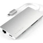 Satechi USB-C Docking Station με HDMI 4K PD Ethernet Ασημί (ST-TCMA2S) ST-TCMA2S - Image 2
