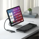 Satechi 4-in-1 Slim Multiport Adapter USB-C Docking Station με HDMI 4K PD Γκρι - Image 6