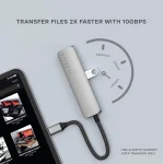 Satechi 4-in-1 Slim Multiport Adapter USB-C Docking Station με HDMI 4K PD Γκρι - Image 8