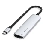 Satechi USB-C Docking Station με HDMI 4K PD Ασημί (ST-P4SS) - Image 3