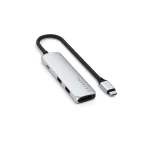 Satechi USB-C Docking Station με HDMI 4K PD Ασημί (ST-P4SS) - Image 4