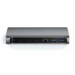 Satechi USB-C Docking Station με 4K PD Ethernet και συνδεση 2 Οθονών Γκρι (ST-UCT4DM) - Image 2