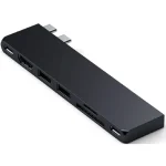 Satechi Docking Station με Διπλό USB-C HDMI 4K PD Μαύρο (ST-HUCPHSD) ST-HUCPHSD