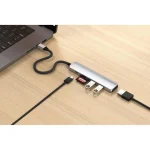 Satechi ST-P6SS USB-A / USB-C Docking Station με HDMI 4K PD Ασημί - Image 8