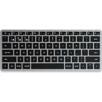 Satechi Slim X1 Ασύρματο Bluetooth Πληκτρολόγιο Αγγλικό US Συμβατό με Mac Γκρι