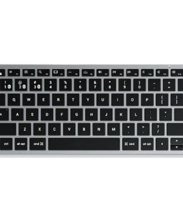 Satechi Slim X1 Ασύρματο Bluetooth Πληκτρολόγιο Αγγλικό US Συμβατό με Mac Γκρι
