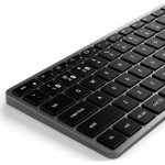 Satechi Slim X1 Ασύρματο Bluetooth Πληκτρολόγιο Αγγλικό US Συμβατό με Mac Γκρι - Image 3