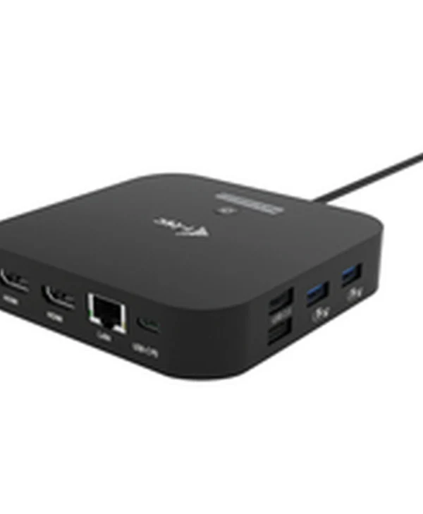i-tec USB-C Docking Station με DisplayPort 4K PD Ethernet και σύνδεση 2 Οθονών Μαύρο (C31DUALHDMIDOCKPD) C31DUALHDMIDOCKPD