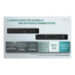 i-tec USB-C Docking Station με HDMI/DisplayPort 4K PD Ethernet Μαύρο (CAINTGDUAL4KDOCPD) CAINTGDUAL4KDOCPD - Image 6