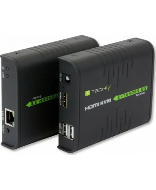 Techly Επέκταση HDMI και KVM