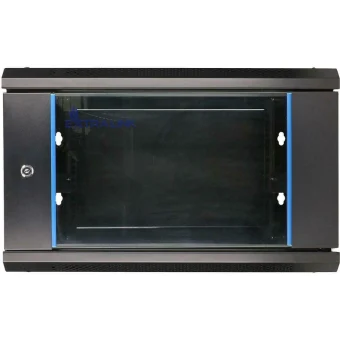 Extralink Επιτοίχια Καμπίνα Rack 6U 60x45cm Μαύρο EX.7225 EX.7225