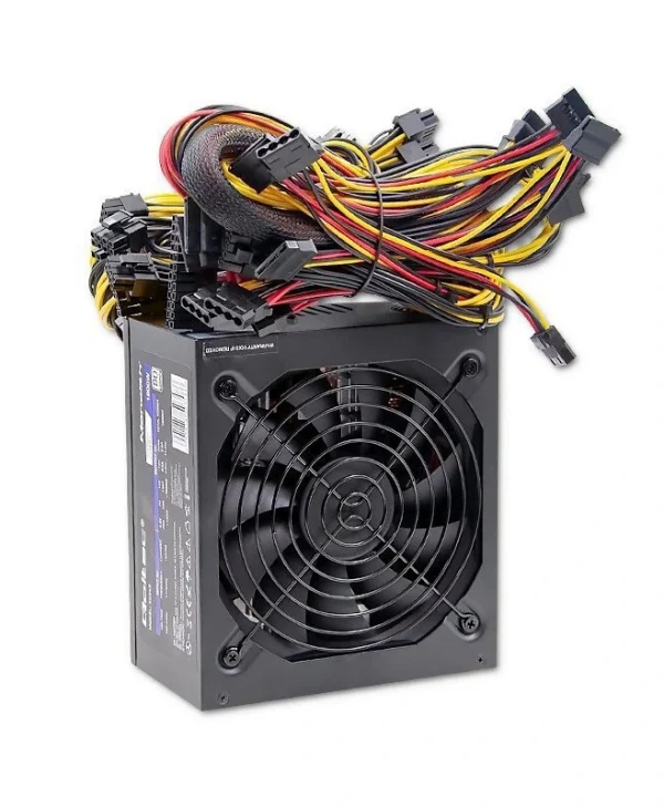 Qoltec 1650W Μαύρο Τροφοδοτικό Υπολογιστή Full Wired 80 Plus Platinum